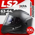 LS2 FF800 Storm II Solid (XXL, матовый черный)