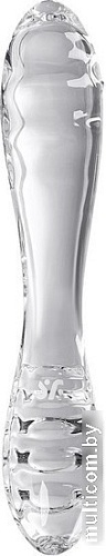 Двусторонний фаллоимитатор Satisfyer Dazzling Crystal 1 18.5 см 4045658 (прозрачный/стеклянный)