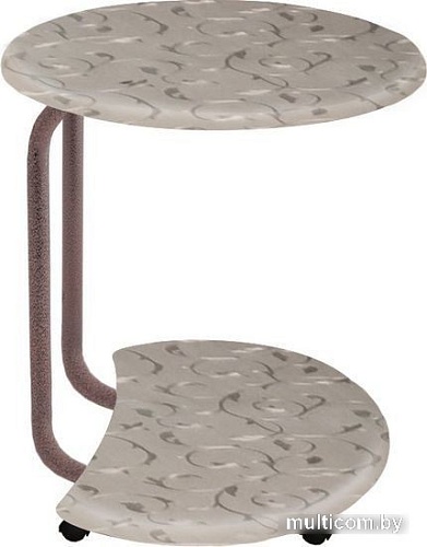 Приставной столик Древпром Придиванный ДП1-03-08 (арабискат/лаванда бронзовая)