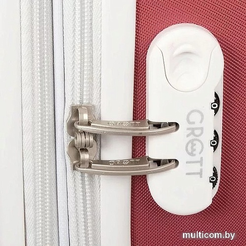 Чемодан-спиннер Grott 263-MD2203/5-26 (бордовый)