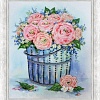 Набор для вышивания Золотое руно Розы в ведерке РТ-166