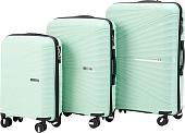 Комплект чемоданов Pride PP-9702 (3шт, мятный)