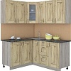Угловая кухня Интерлиния Мила Хольц 14x17 (дуб золотой)