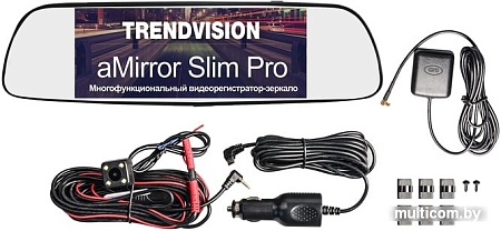 Автомобильный видеорегистратор TrendVision aMirror Slim Pro