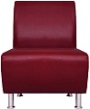 Интерьерное кресло Brioli Руди (экокожа, L16 вишневый)