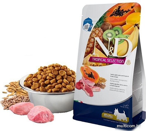 Farmina N&D Tropical Selection Dog Lamb Adult Mini (5 кг)