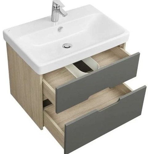 Мебель для ванных комнат Акватон Тумба с умывальником Оливия 70 1A2543K0OLUG0