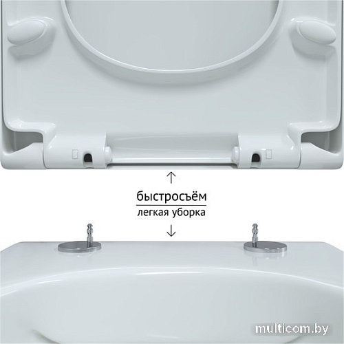 Унитаз Bocchi V-Tondo Rimless 1416-001-0129+A0301-001 (белый)