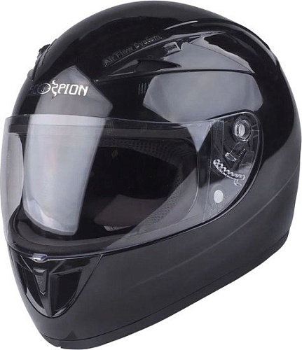 Studds Scorpion Solid (L, черный глянцевый)