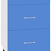 Шкаф напольный Кортекс-мебель Корнелия Мара НШ50р3ш без столешницы (синий)