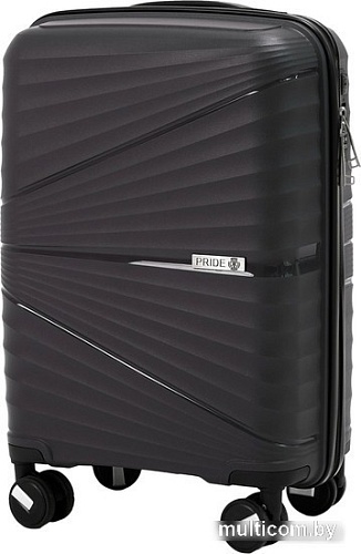 Чемодан-спиннер Pride PP-9702 (S, темно-серый)