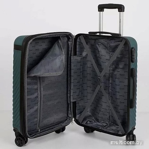 Чемодан-спиннер Grott 338-9108/5-22 (зеленый)