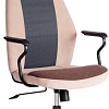 Офисное кресло TetChair Aviator флок/ткань (коричневый/бежевый/серый)