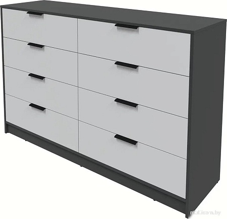 Комод Интерлиния Концепт КТ-К157 (серый/антрацит)