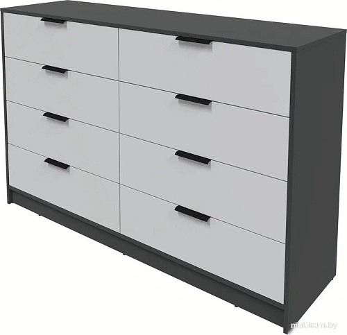 Комод Интерлиния Концепт КТ-К157 (серый/антрацит)
