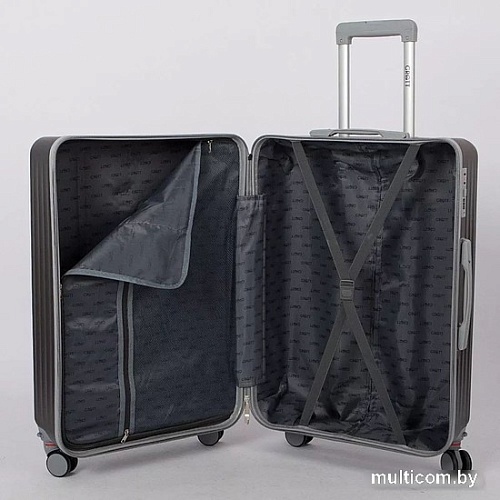 Чемодан-спиннер Grott 340-614/5-26 (серый)