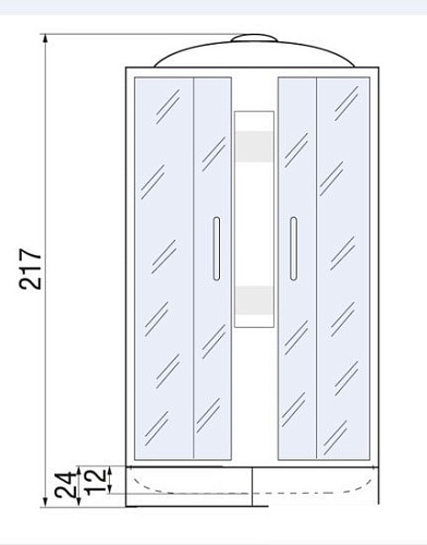 Душевая кабина River Lena 90/24 МТ