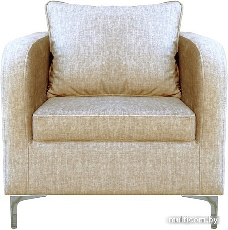 Интерьерное кресло Brioli Терзо (рогожка, J1 кремовый)