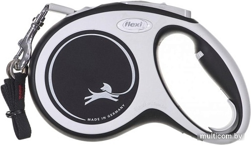 Поводок-рулетка Flexi New Comfort L Tape 5 м (черный)