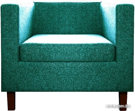 Интерьерное кресло Brioli Билли Д (рогожка, J16 азур/темные ножки)