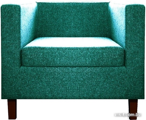 Интерьерное кресло Brioli Билли Д (рогожка, J16 азур/темные ножки)