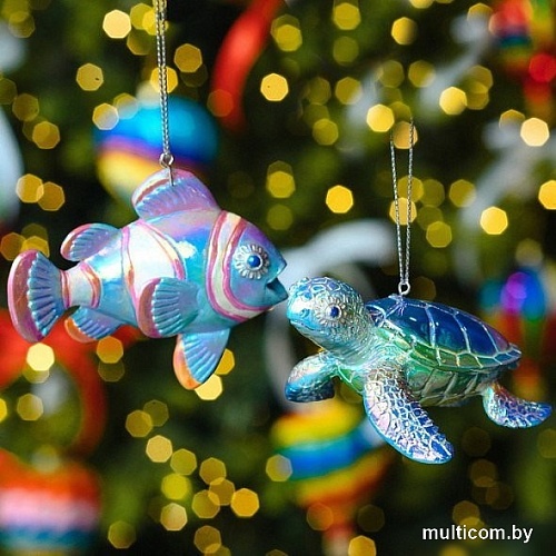Елочная игрушка Kurt S. Adler Цветная черепашка E0986
