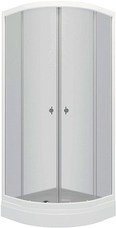 Душевой уголок Triton Грэй В 90х90 (белый)