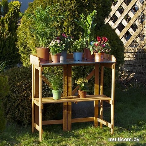 Подставка Диприз Столик складной с цинком Д.7456.2 (сосна)