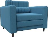 Кресло-кровать Лига диванов Лига-070 132545 (рогожка Амур 10 голубой)