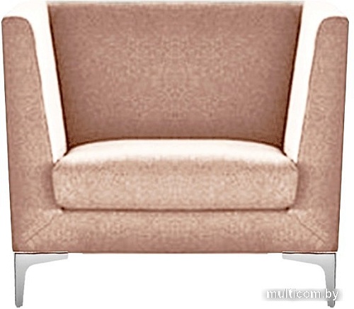 Интерьерное кресло Brioli Виг (рогожка, J11 розовый)