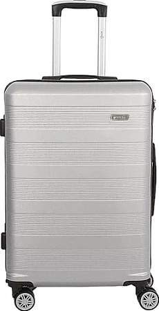 Чемодан-спиннер Grott 321-591/5-23 (серый/коричневый)