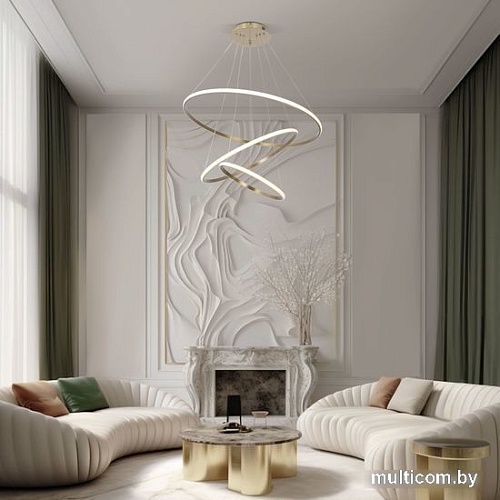 Подвесная люстра Евросвет Collars 90264/3 латунь