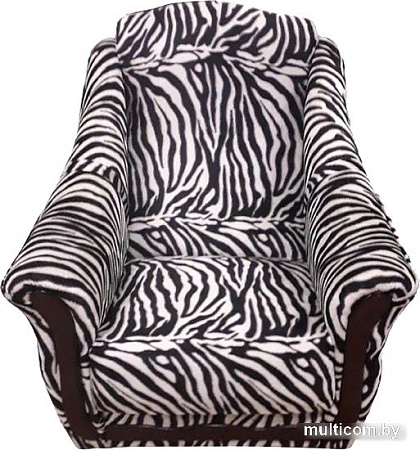 Интерьерное кресло Асмана Анна (велюр зебра)