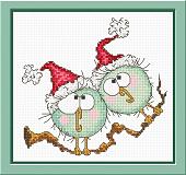 Набор для вышивания Овен Новогодний дуэт 822