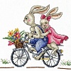 Набор для вышивания Сделай своими руками Зайки. С ветерком З-41С