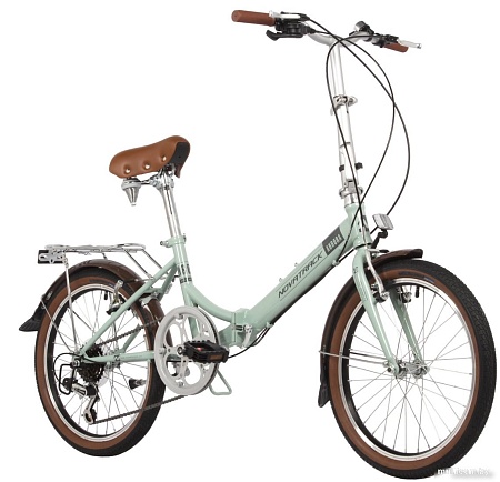 Велосипед Novatrack Aurora 3.6 20 2024 20FAURORA6S.BL4 (светло-бирюзовый, разобранный)