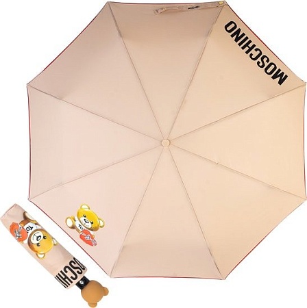 Зонт Moschino 8080-OCA Gift Bear Dark Beige