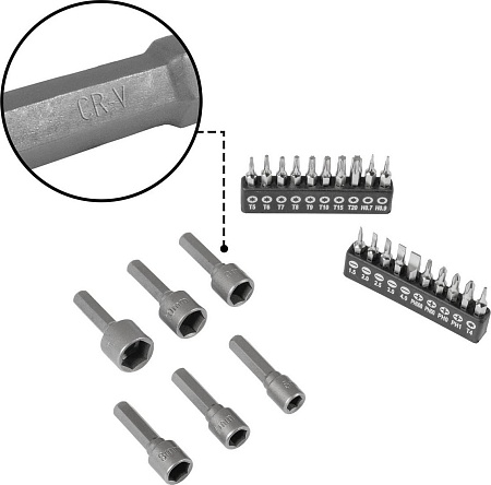 Набор отверток Bort BTK-114 (114 предметов)