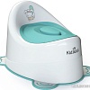 Детский горшок Kidwick Улитка с крышкой KW040104 (белый/бирюзовый)