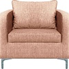 Интерьерное кресло Brioli Терзо (рогожка, J11 розовый)