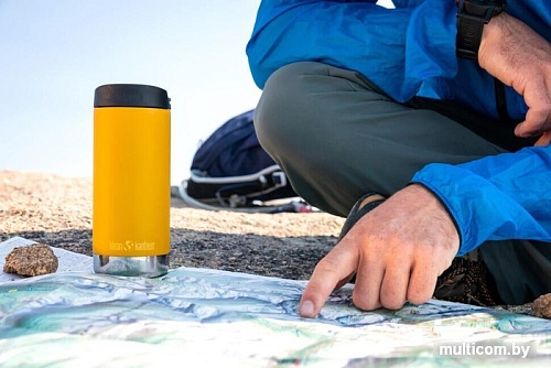 Термокружка Klean Kanteen TKWide Cafe Cap Marigold 1008305 355 мл