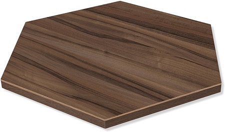 Журнальный столик Sheffilton SHT-S37/ЛДСП 70 (медный металлик/орех тьеполо)