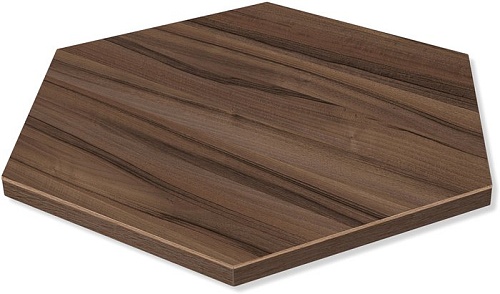 Журнальный столик Sheffilton SHT-S37/ЛДСП 70 (медный металлик/орех тьеполо)