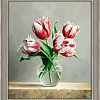 Алмазная мозаика Алмазная Живопись Распускающиеся тюльпаны АЖ-1209