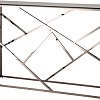 Консольный стол Stool Group Арт Деко 115x30 ECST-015-BG-SK (стекло Smoke/сталь темный хром)