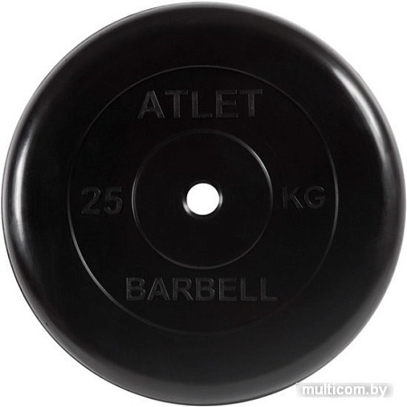 MB Barbell Атлет 31 мм (1x25 кг)