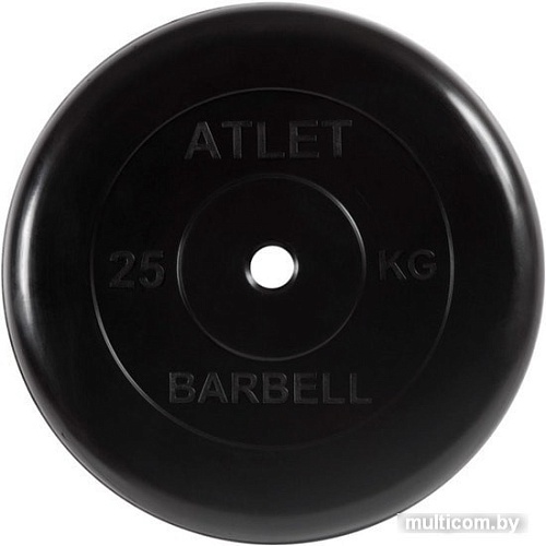 MB Barbell Атлет 31 мм (1x25 кг)