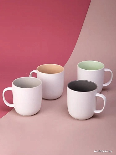 Набор кружек Bronco Velour 407-108-1 (4 шт)