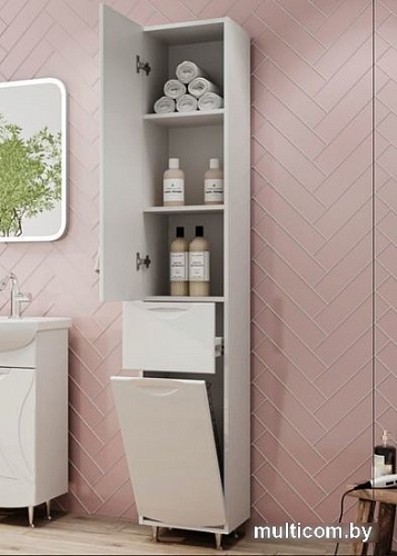 Volna Шкаф-пенал Adel 35 c корзиной