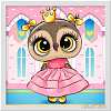 Алмазная мозаика Алмазная Живопись Совушка принцесса АЖ-1944